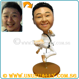 Custom 3D Flying Kick Unisex Figurine